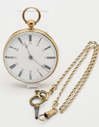 Lot 12 - Montre gousset en or