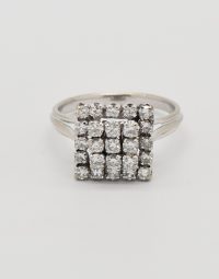 Lot 78 - Bague sertie de diamants