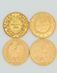 Lot 39 - Pièces 20 Francs or