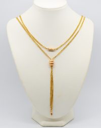 Lot 53 - Chaine avec coulant en or