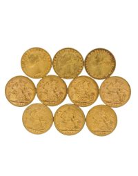 Lot 13 - Dix Souverains Or