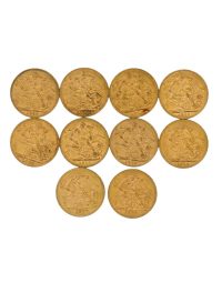 Lot 14 - Dix Souverains Or