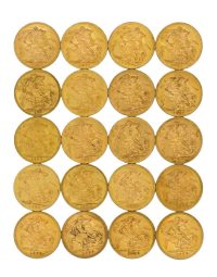 Lot 32 - Vingt Souverains or