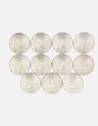 Lot 41 - Onze pièces de 100 Francs en argent