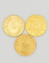 Lot 45 - Pièces en or