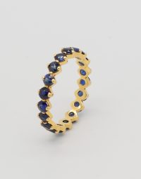 Lot 51 - Bague en or et saphirs