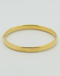 Lot 02 - Bracelet jonc semi-rigide en or