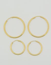 Lot 35 - Boucles d'oreilles créoles en or