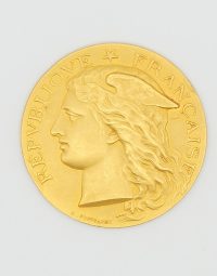 Lot 52 - PONSCARME. Médaille en or IIIe République