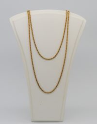 Lot 05 - Chaine torsadée en or