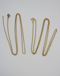 Lot 07 - Chaines en or (en l'état)